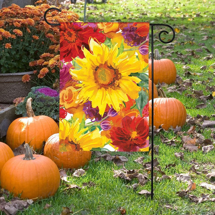 Autumn in Bloom Garden Flag