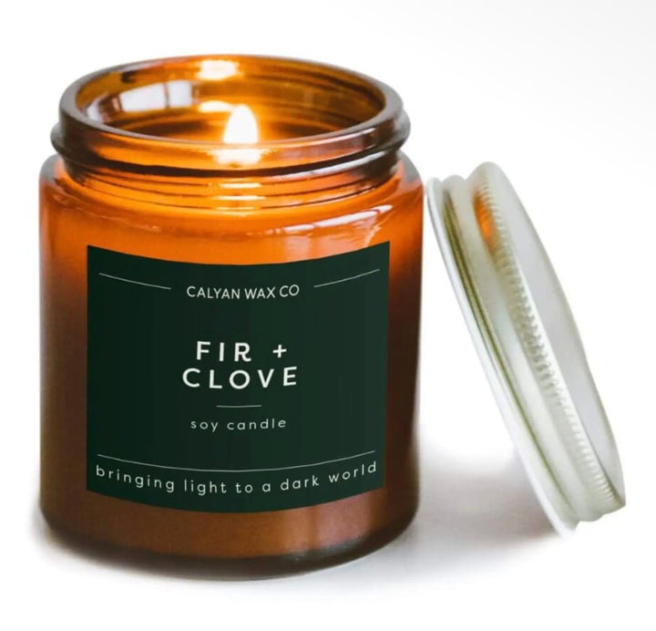 Calyan Wax Co. Fir + Clove Mini Soy Candle