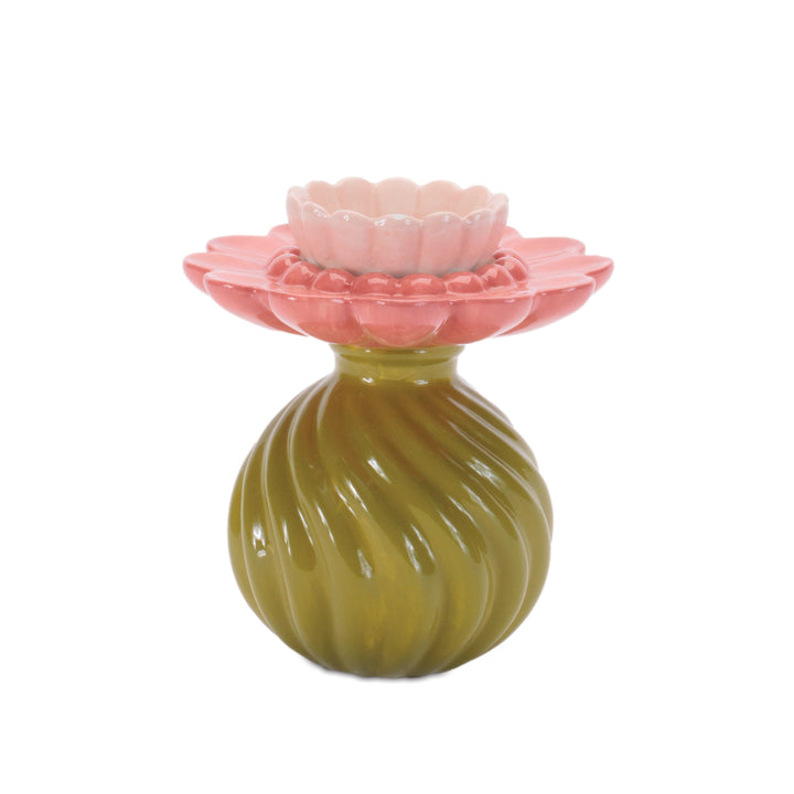 Blushing Petal Candle Holders