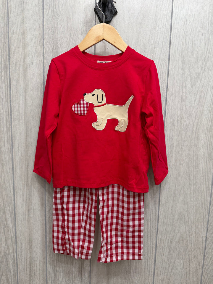 Boys Plaid Best Friend Set