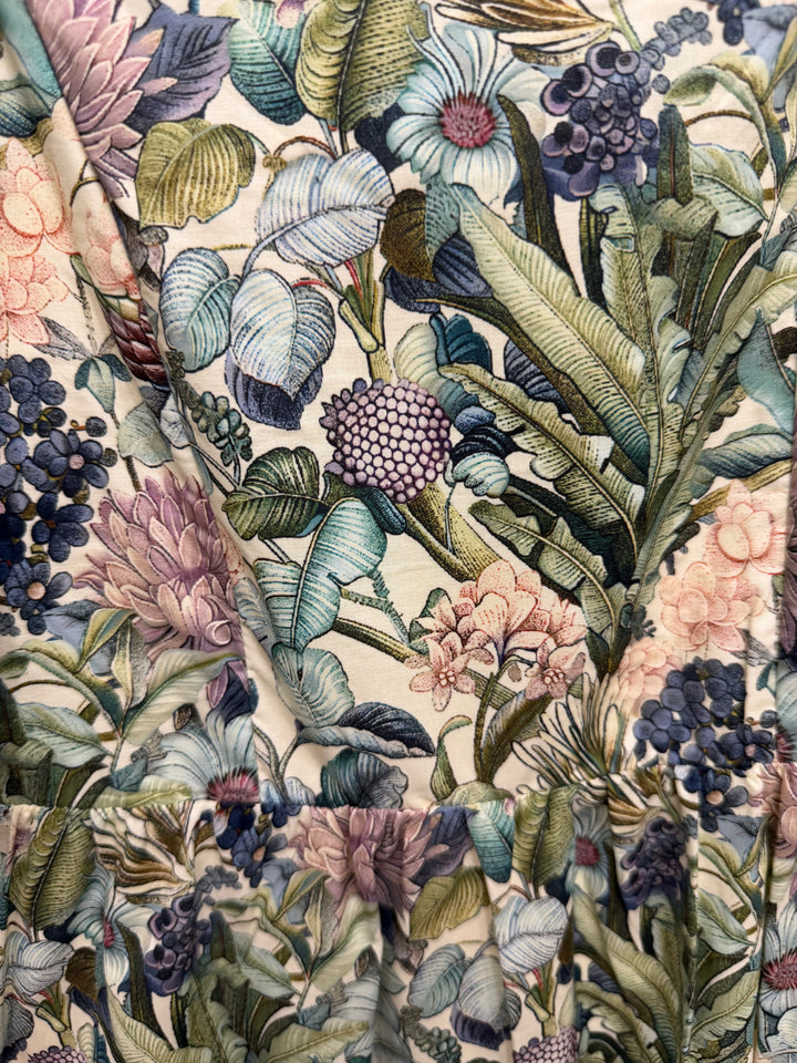 Garden Reverie Puff Sleeve Maxi Dress