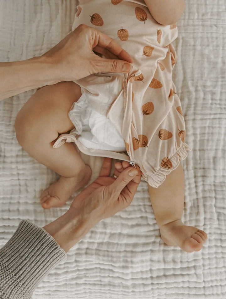 Strawberry Bubble Romper