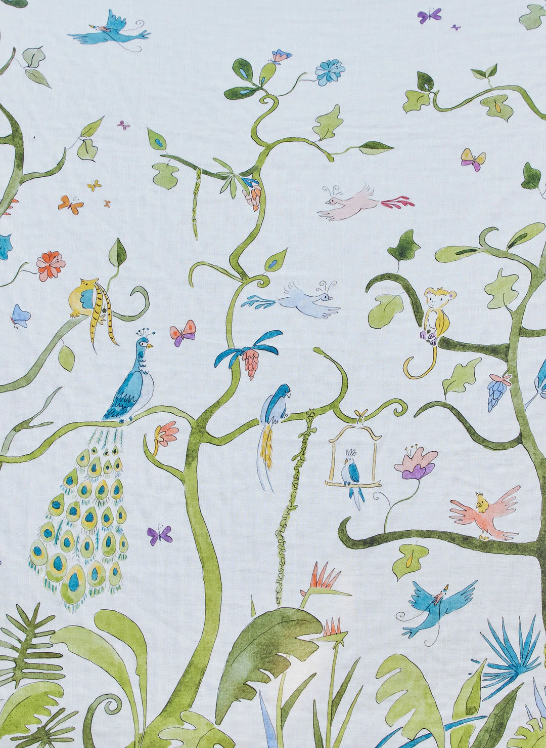 Jungle Canopy Muslin Shawl Blanket