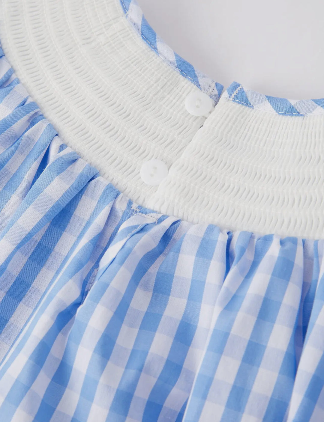 Americana Smocked Embroidered Dress