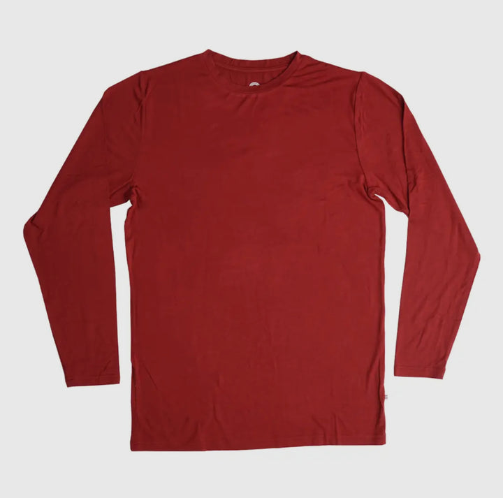 Dark Red Bamboo Top