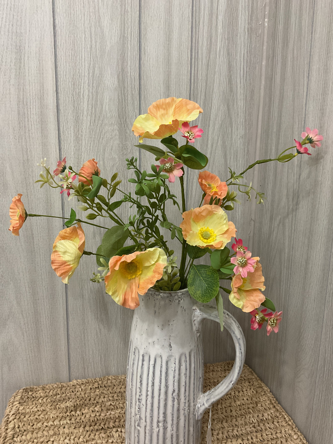 Poppy and Wildflower Bush - 22”