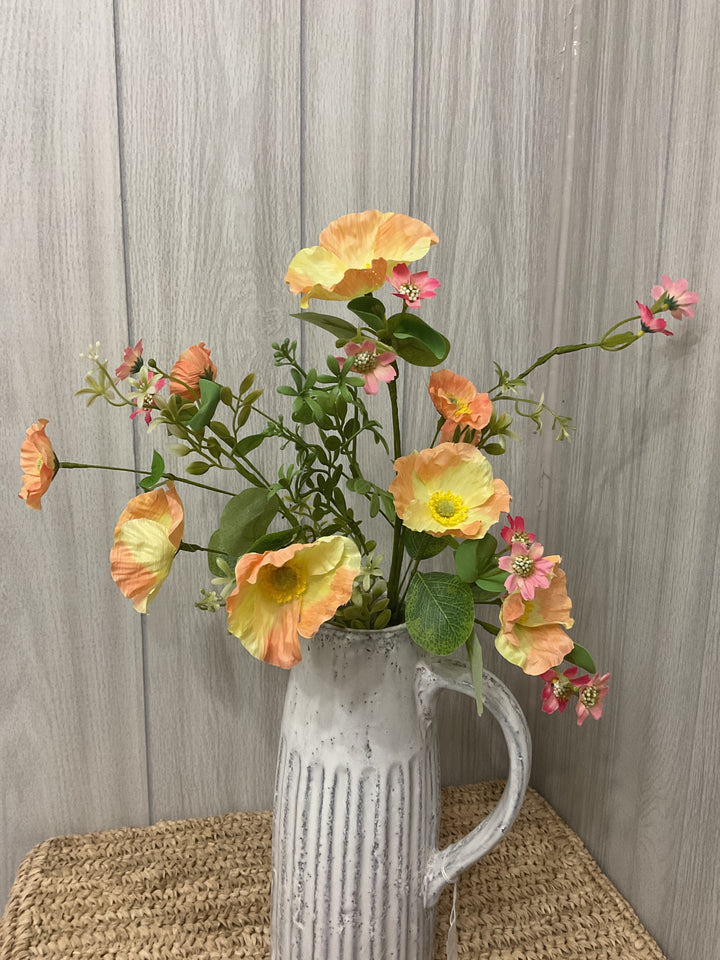 Poppy and Wildflower Bush - 22”