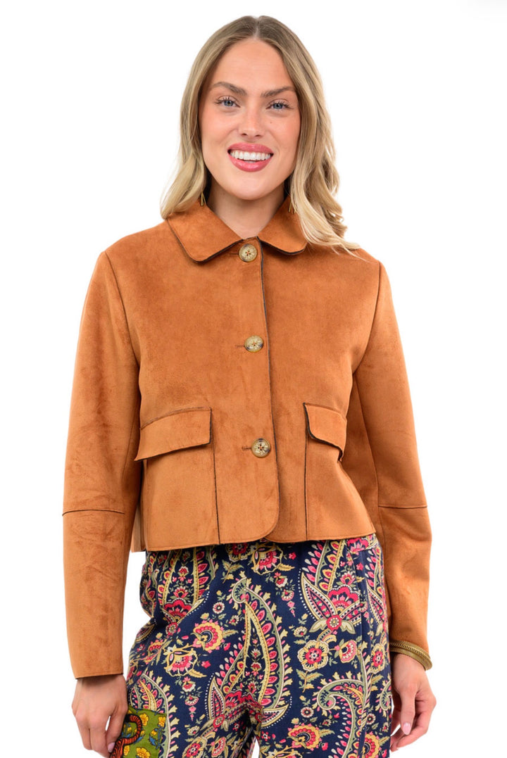 The Sutton Faux Suede Jacket