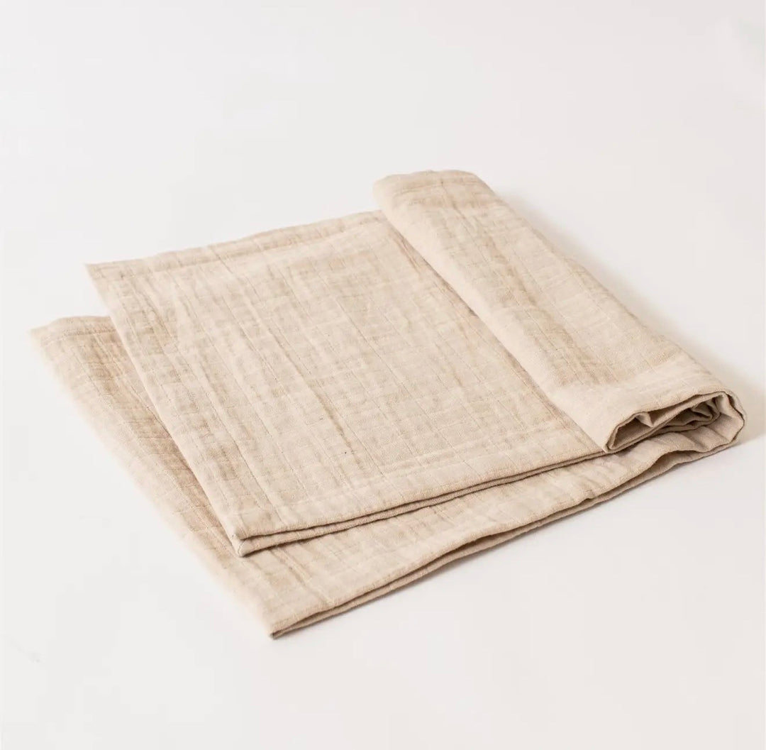 Tan Double Weave Table Runner