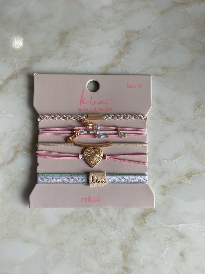 Hair Tie Bracelet Set