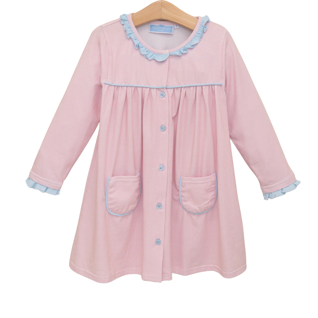 Sweetheart Gingham Ruffle Dress