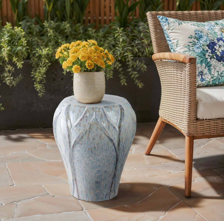 Willow Glaze Garden Stool