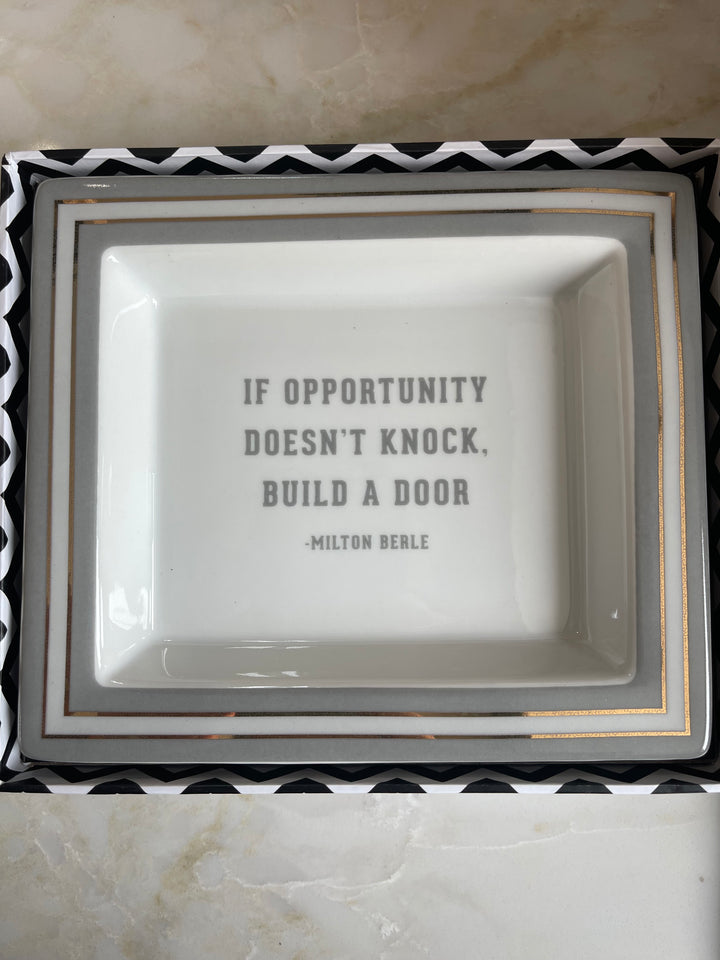 Wise Sayings Porcelain Tray