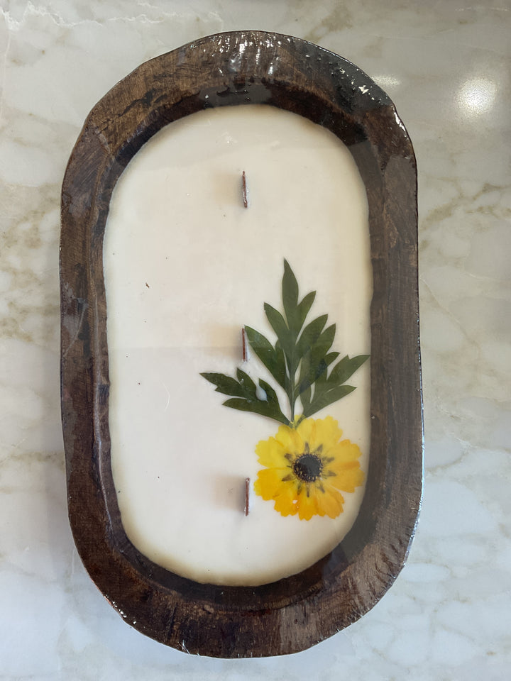 Dough Bowl Hand Poured Candle - Small
