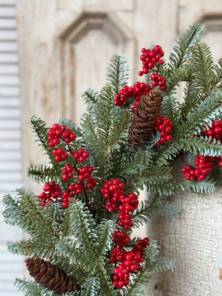 Scarlett on Spruce Wreath