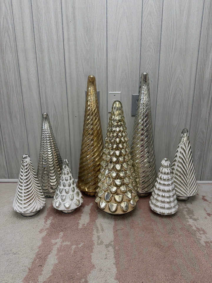 Radiant Mercury Glass Tree Collection