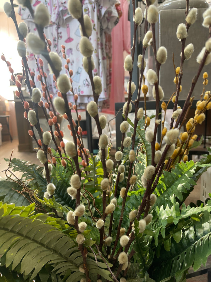 Dried Natural Pussy Willow Bunch