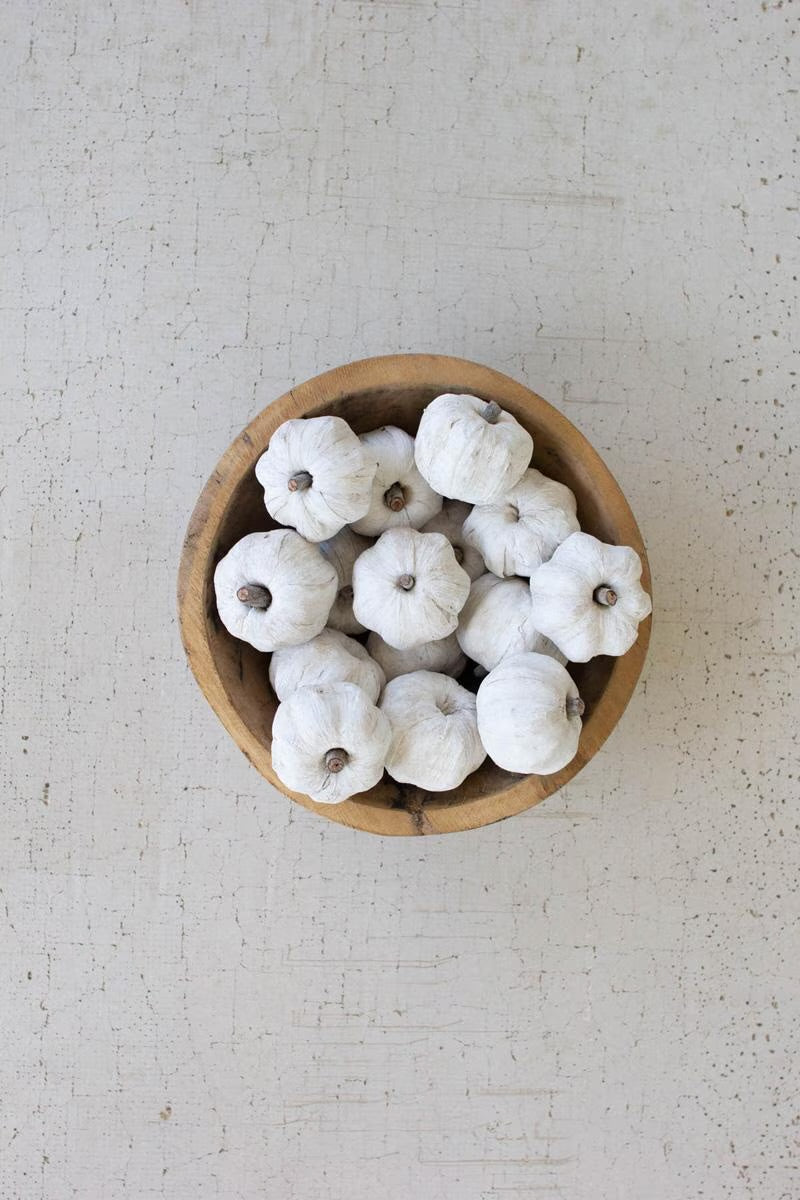 Harvest Mini Pumpkin Set - White