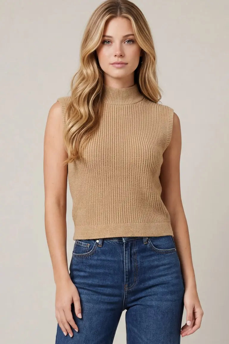 Harvest Hour Mock Neck Sweater