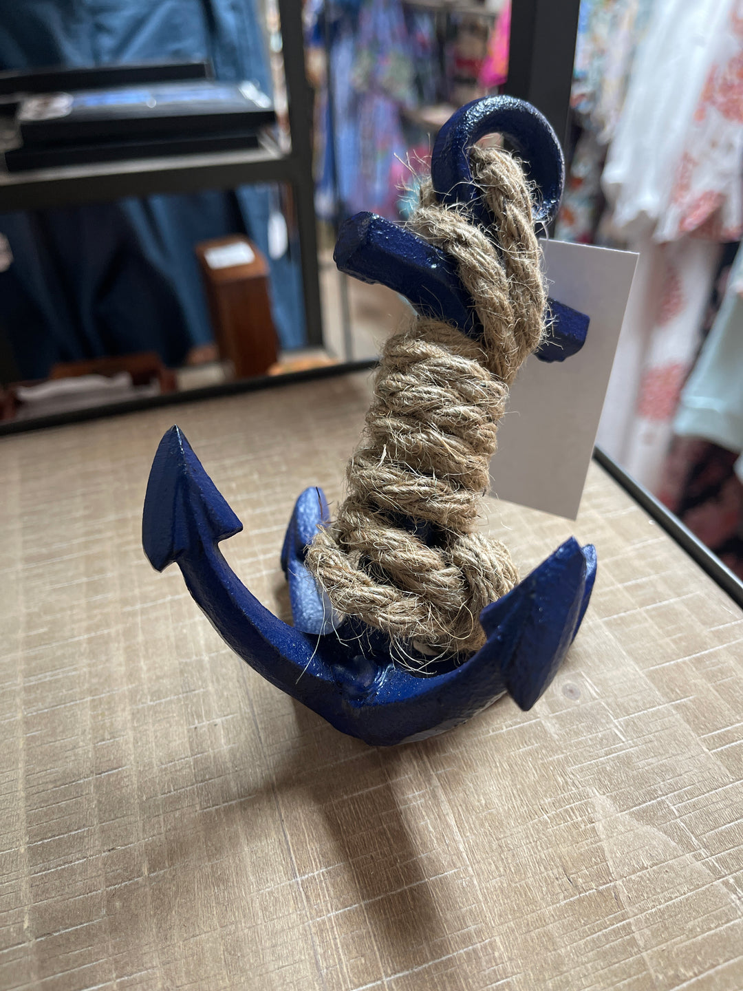 Cast Iron Anchor with Rope