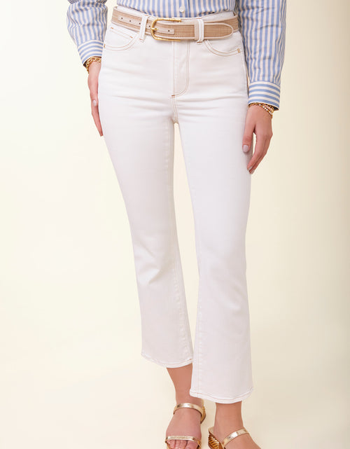 Rowen Flare Jeans - Pearl White