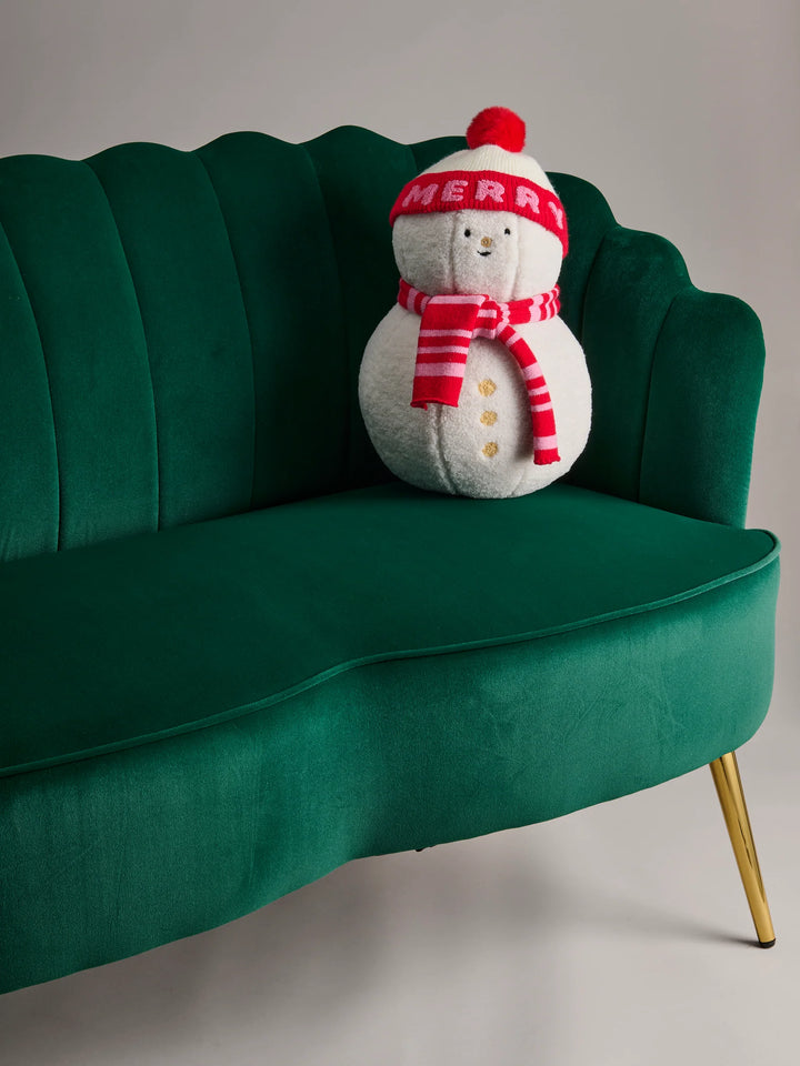 Merry Snowman Pillow