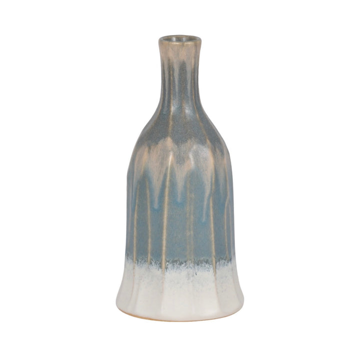 Blue Horizon Reactive Glaze Vase
