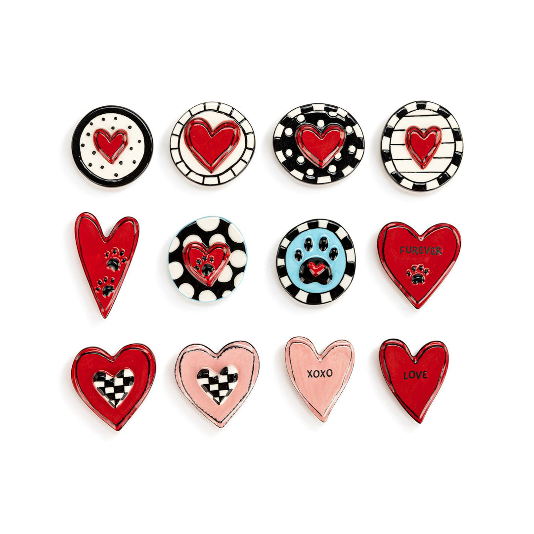 Heartful Home Ceramic Magnets