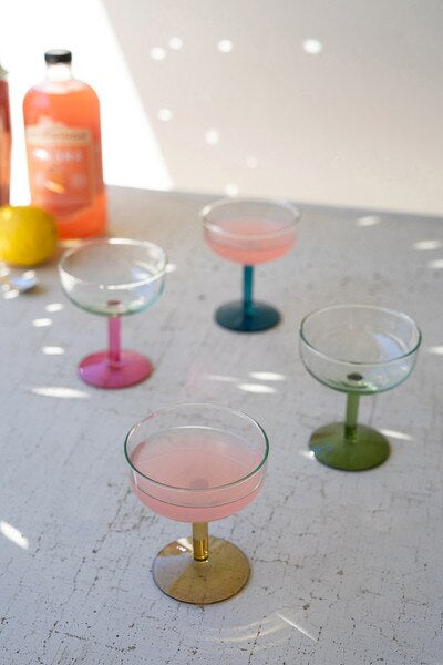 The Confetti Stem Coupe Glass
