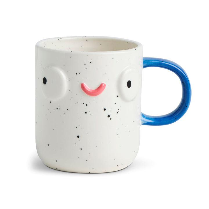 Whimsical Character Face Mug – 14 oz