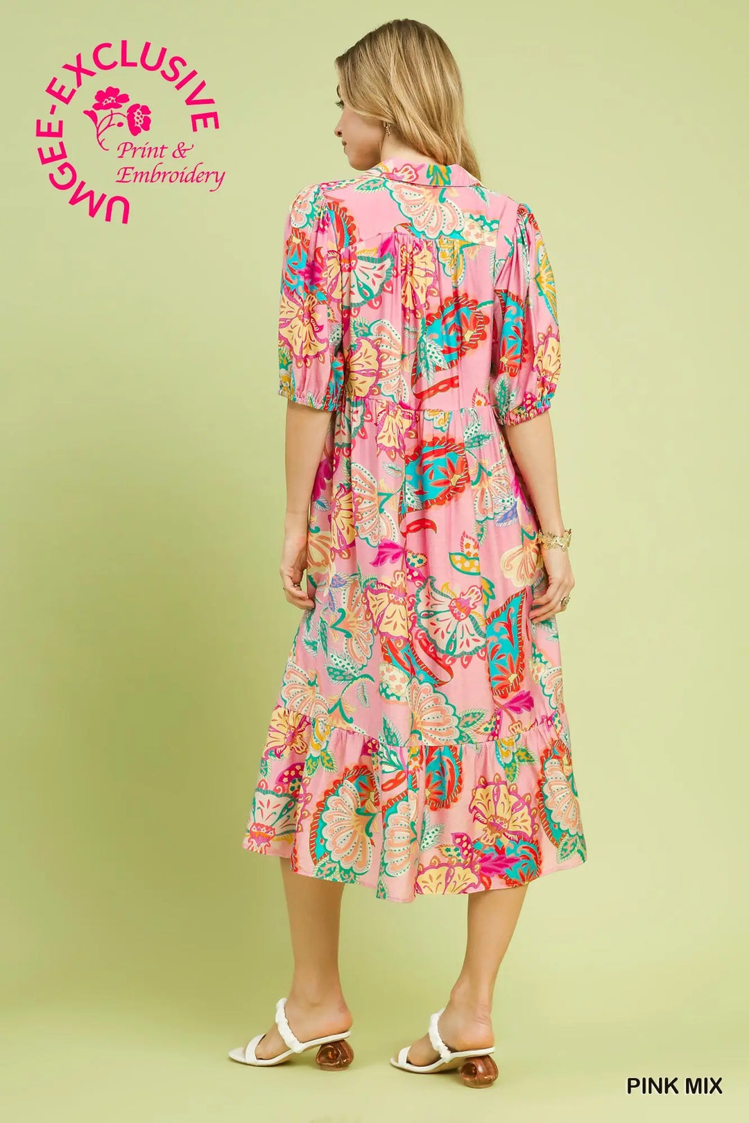 The Petal Reverie Midi Dress