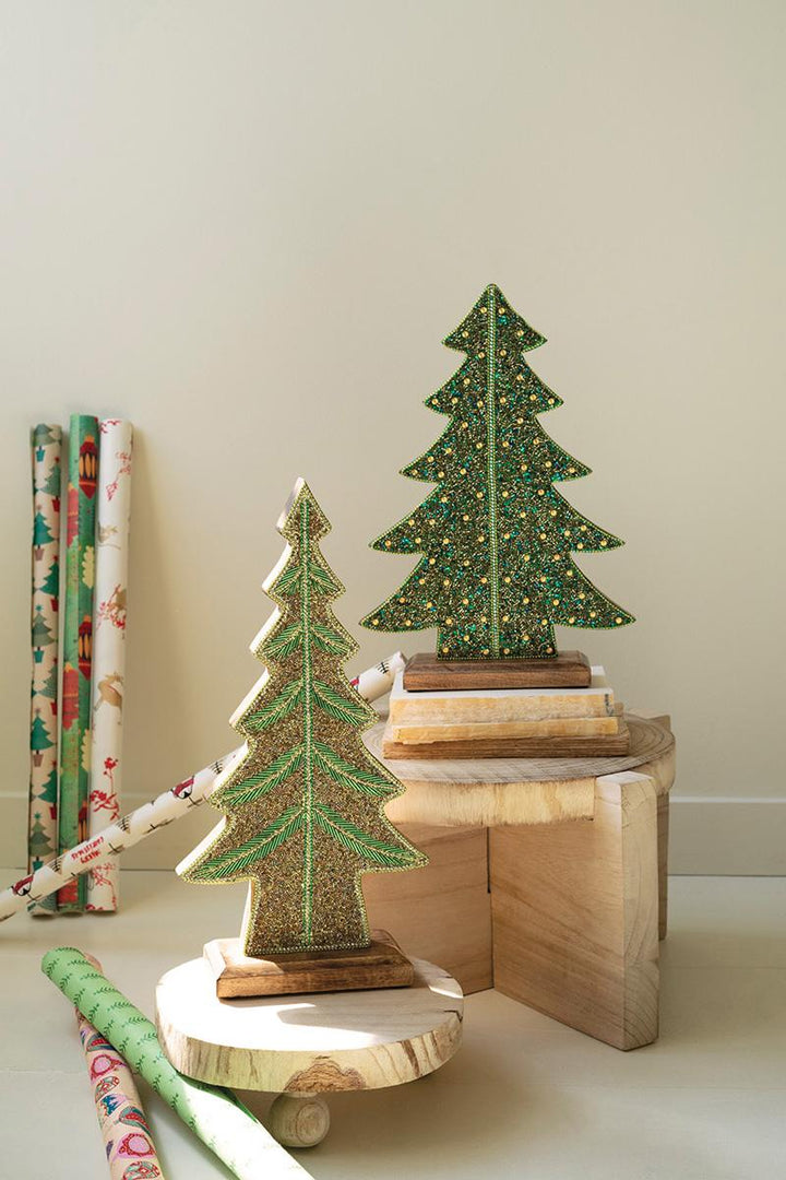 Beaded Evergreen Tree