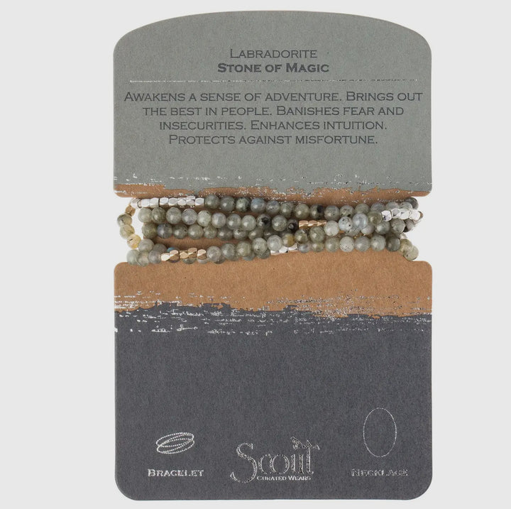 Stone Wrap Bracelet/Necklace