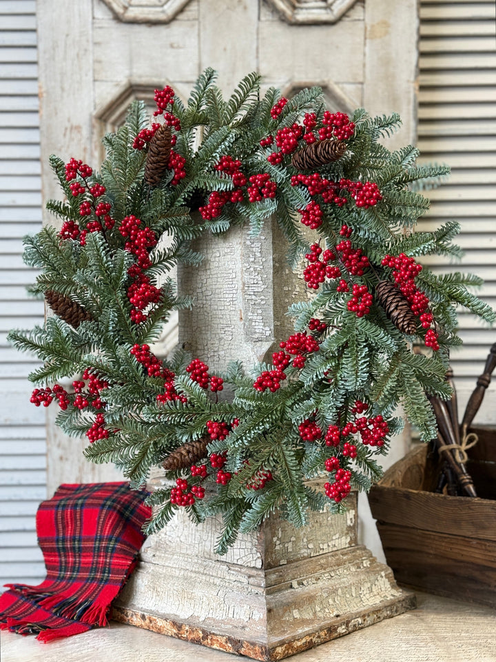 Scarlett on Spruce Wreath