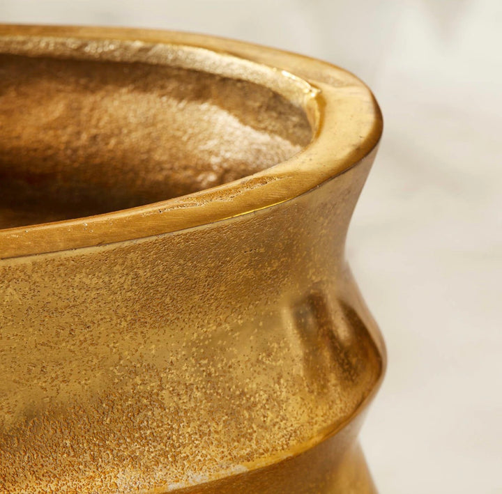 Golden Ripple Aluminum Planters