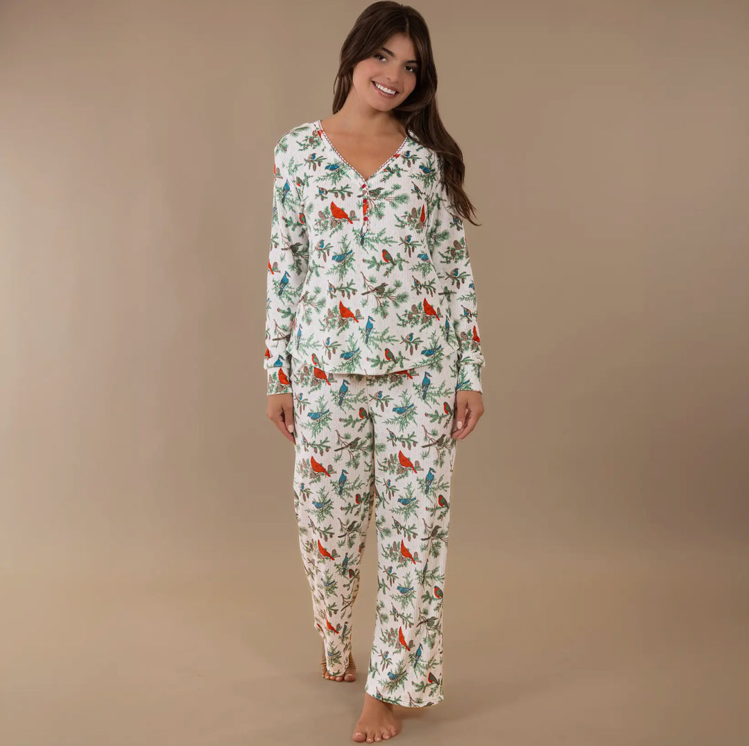 Winter Birds Pajamas