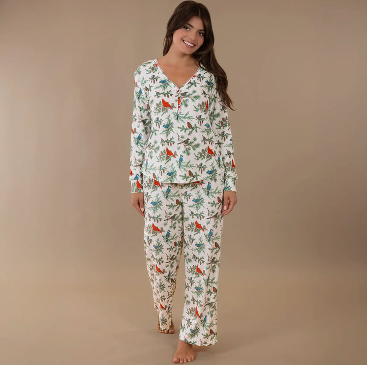 Winter Birds Pajamas