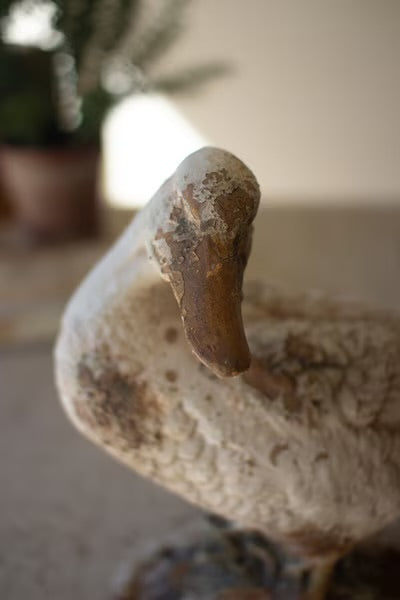 Faux Concrete Garden Ducks