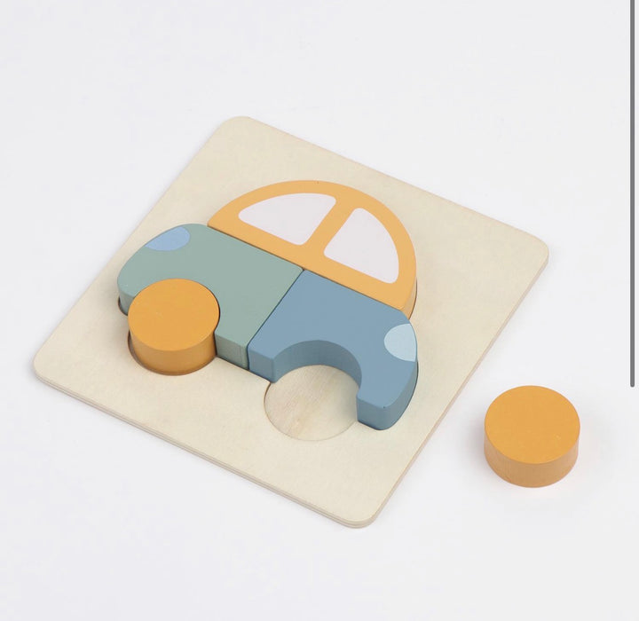 Wooden Vehicle Chunky Puzzle