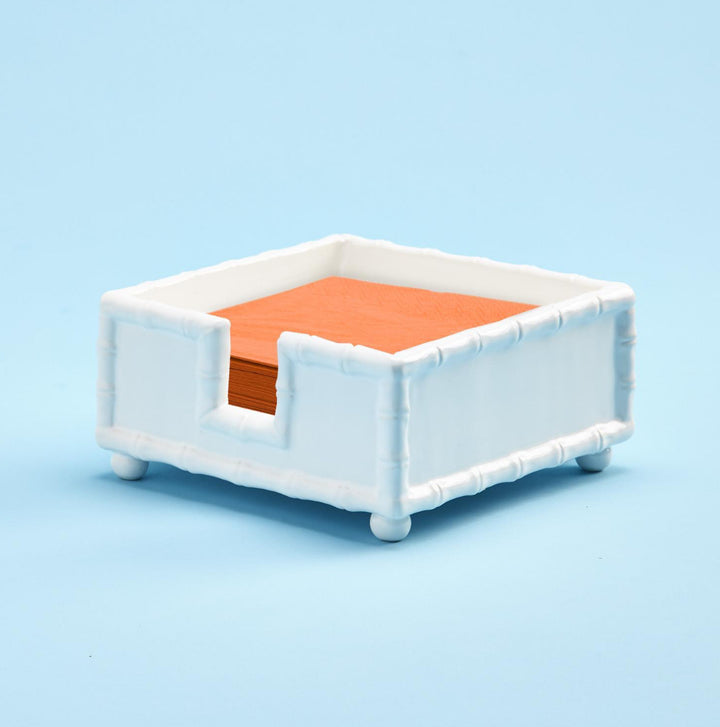 Faux Bamboo Cocktail Napkin Holder