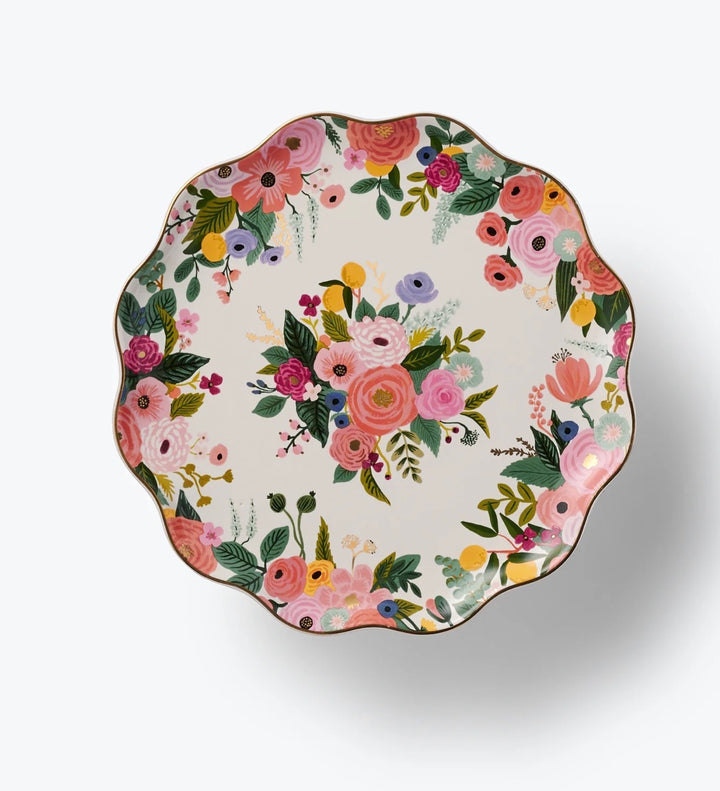 Garden Party Floral Pedestal Cake Stand