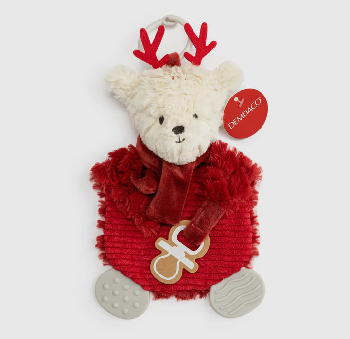 Red Reindeer Teether Buddy