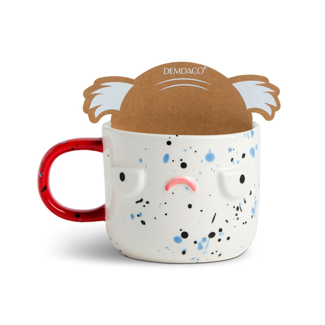 Whimsical Character Face Mug – 14 oz