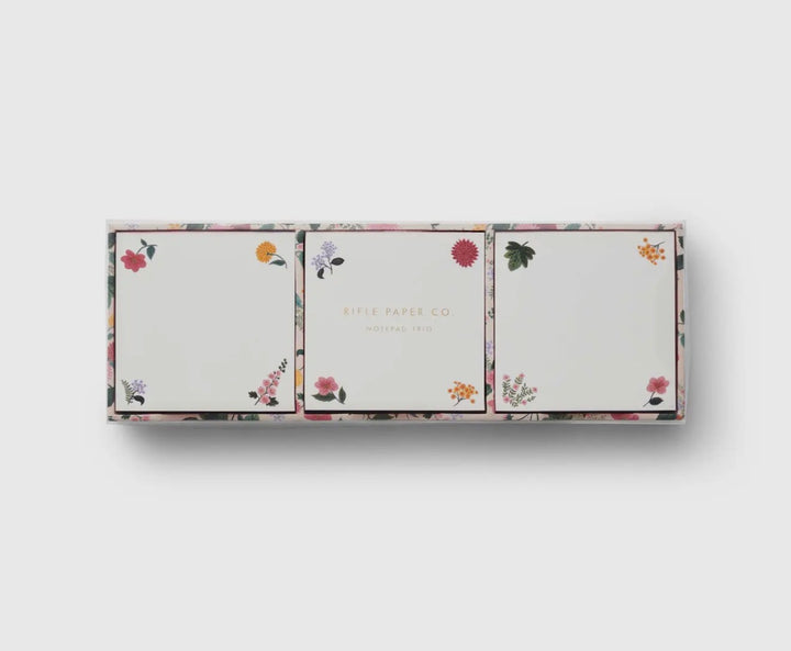 Dahlia Notepad Trio