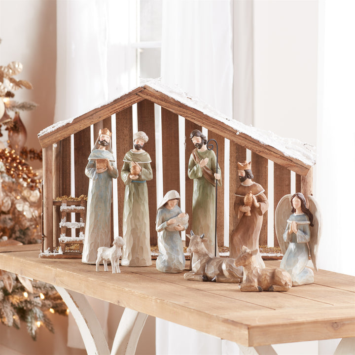 9 Piece Nativity Set