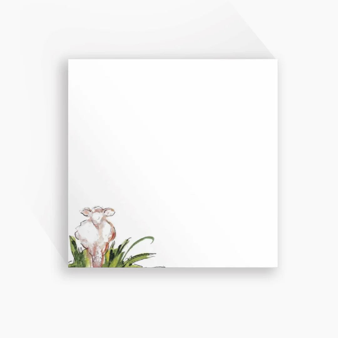 Sweet Meadow Lamb Notepad