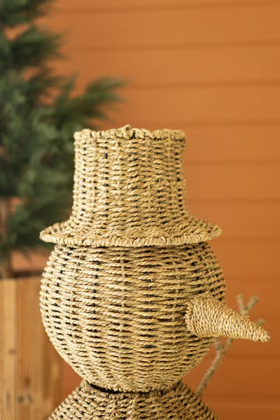 Winter Woven Snowman