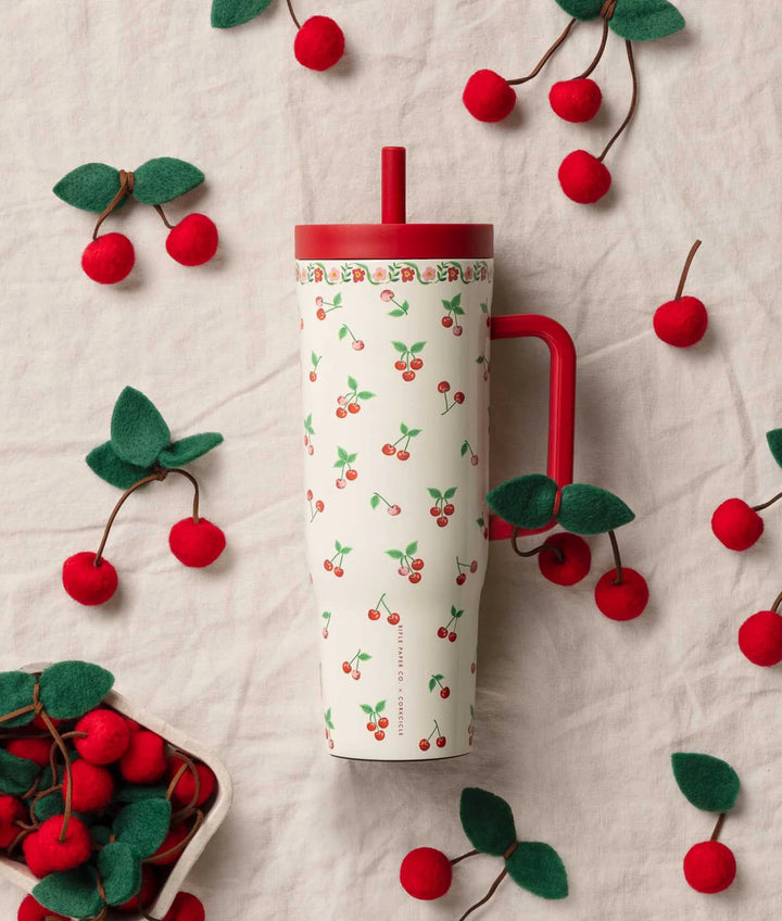 Sweet Cherry Insulated Tumbler - 40oz