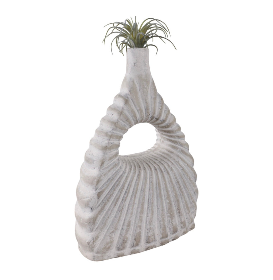Selene Arch Stoneware Vase