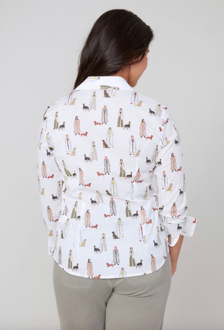 Walk the Dog Button-Up Shirt